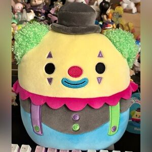 Resul the Neon Clown 8" Blacklight Squad Squishmallow Stuffed Plush Toy